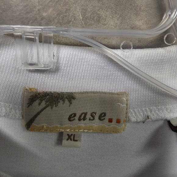 Men's White Ease Golf Polo Shirt Size XL - Picture 5 of 6